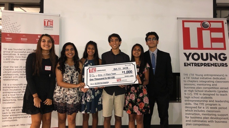 TyE Students 2018 - TiE Raleigh Durham